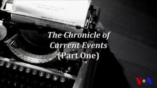 Episode 3 - The Chronicle of Current Events (Part One) (English) (video)
